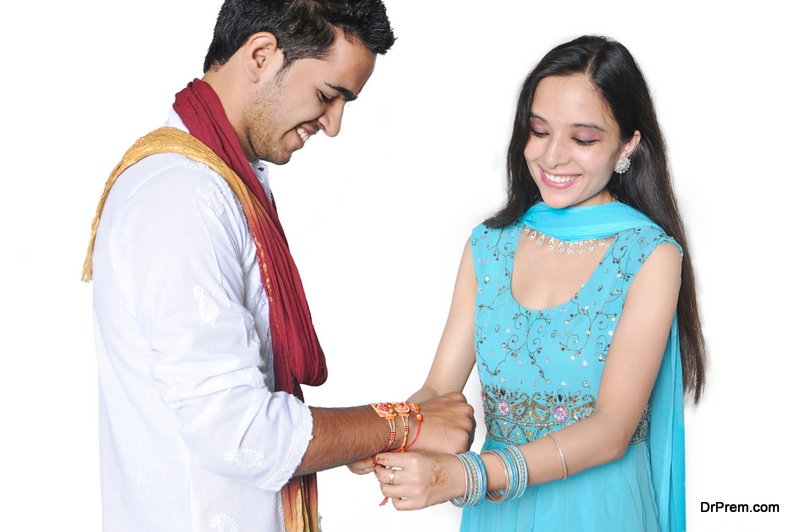 Rakhi tying ceremony