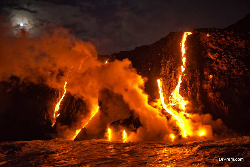 volcanic eruptions caused the rising of temperature