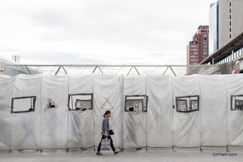 Build flood shelter on a firm ground