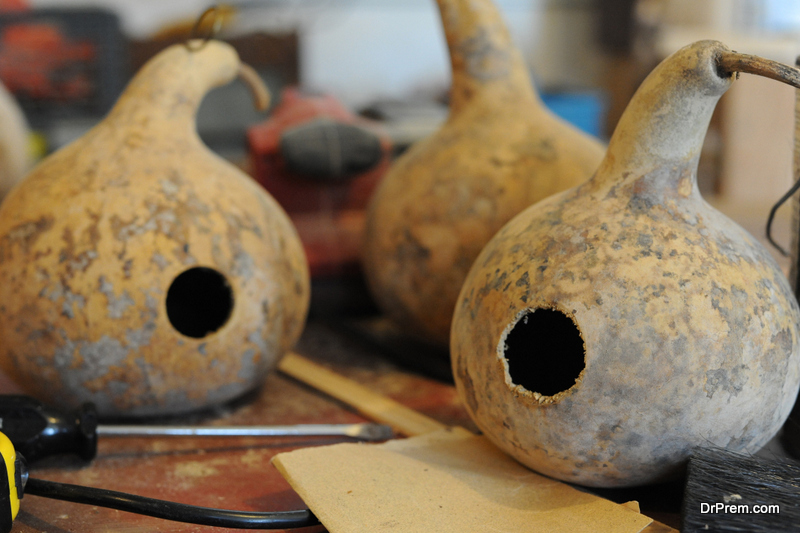 Gourd birdhouse