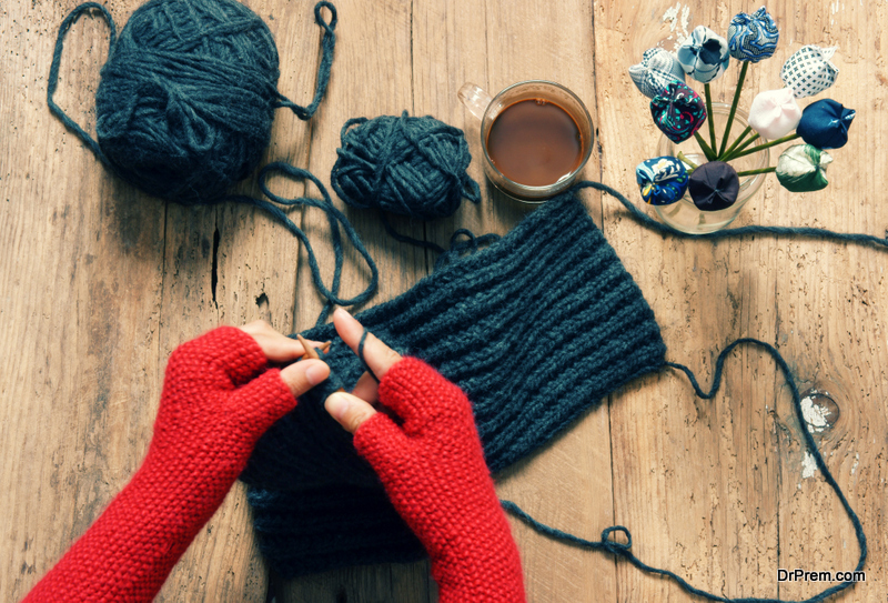Make mittens out of an old sweater