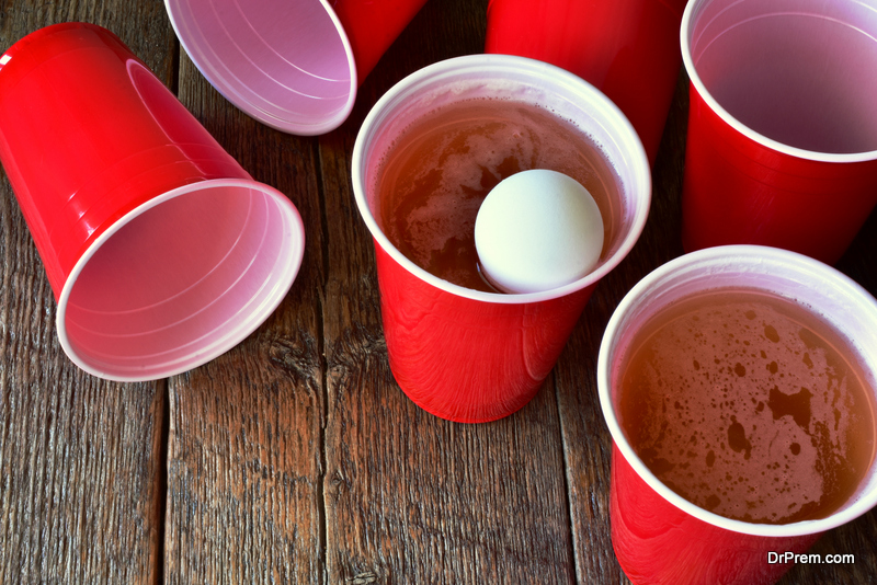 avoid waste when you play beer pong games