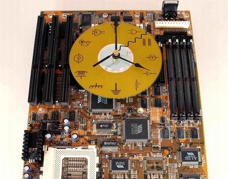 Circuit Board Wall clock