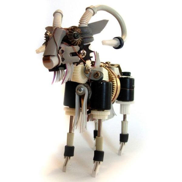 Recycled Geeky Art Sculptures