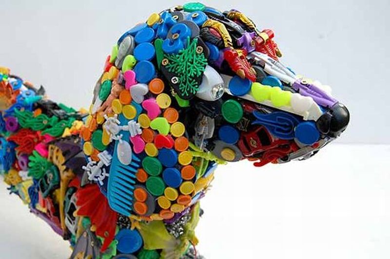 Recycled Toy Sculptures