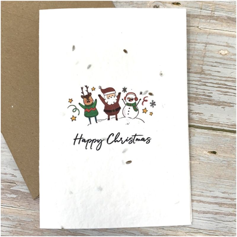 Plantable Christmas Card from Earthbits.com