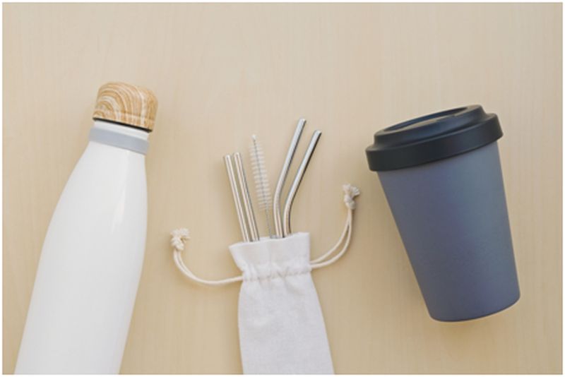 Reusable Utensils and Straw