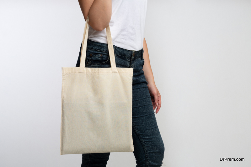  Unrecognizable Girl Holding Eco Bag