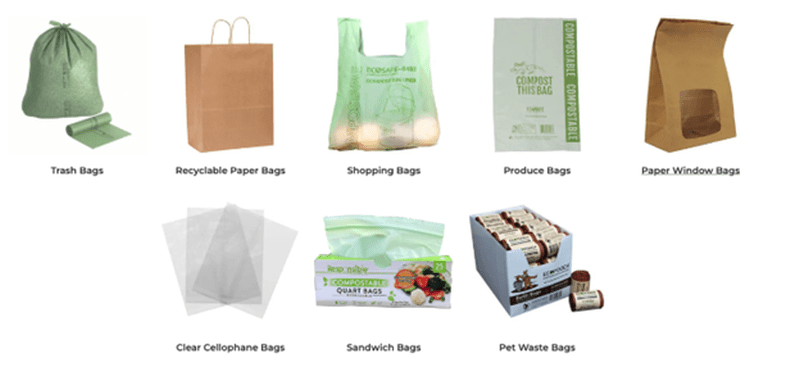 Types of Compostable Bags